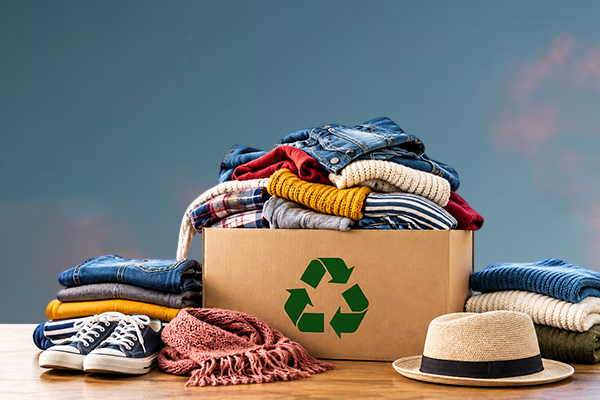 Pre-loved clothing suitable for reuse
