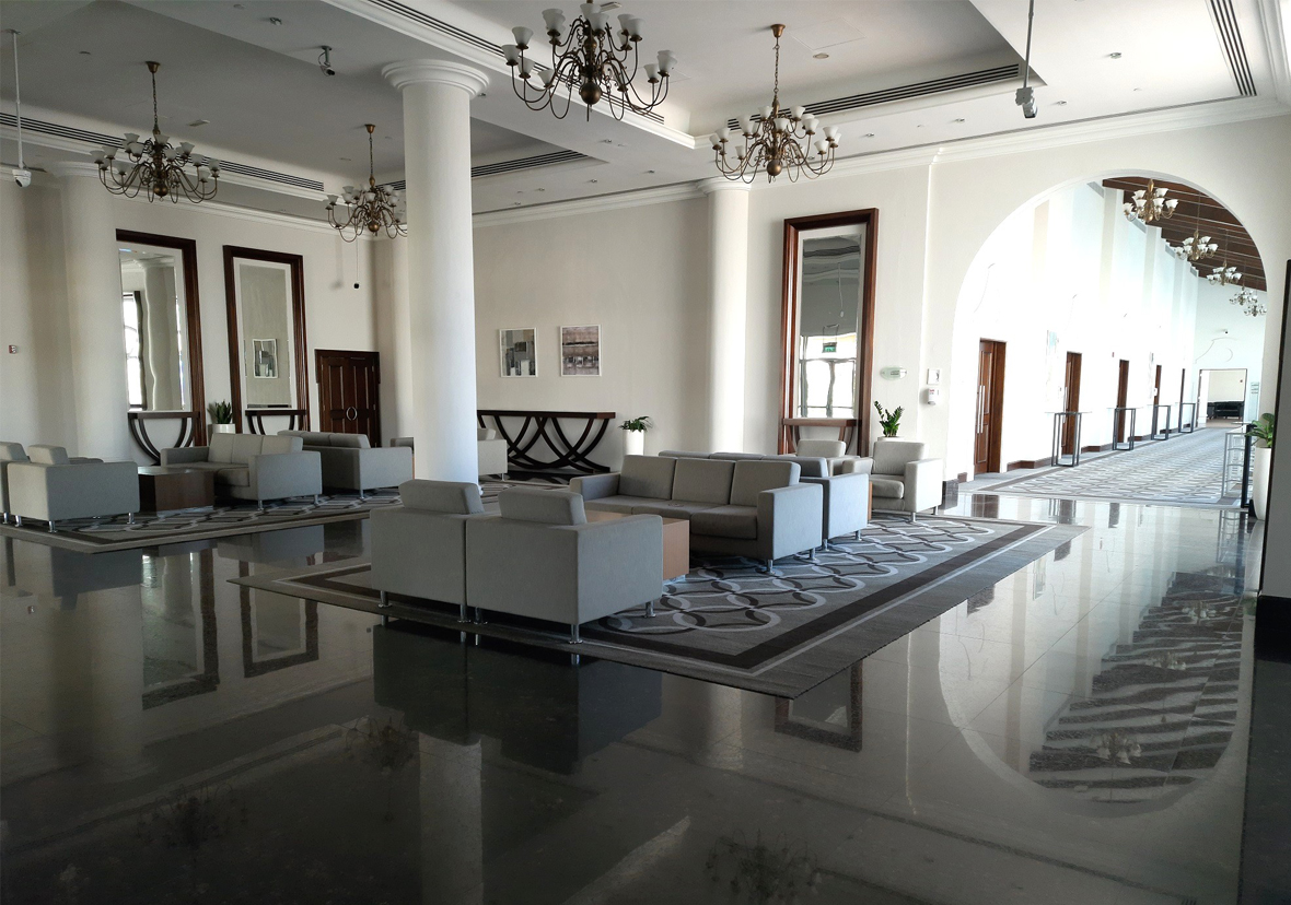 Foyer at Millennium Lakeview Hotel where exhibition stands will be located